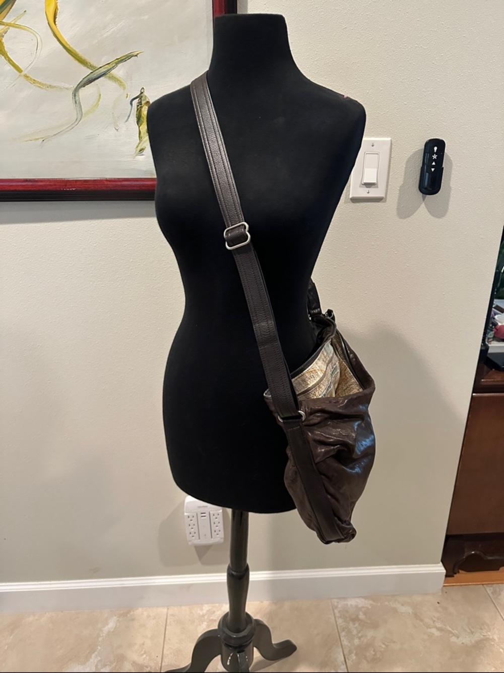 Rough & Tumble Breeze, s/m brown supple leather with linen lining. - Picture 3 of 10